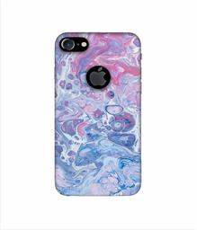 Amazon Brand - Solimo Designer Oil Paint on Marble 3D Printed Hard Back Case Mobile Cover for Apple iPhone 7 (with Logo Cut)