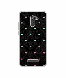 Amazon Brand - Solimo Designer Heart Texture UV Printed Soft Back Case Mobile Cover for Gionee X1S