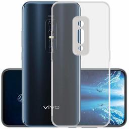 Amazon Brand - Solimo Anti Dust Plug Mobile Cover (Soft & Flexible Back case), for Vivo V17 Pro (Transparent)