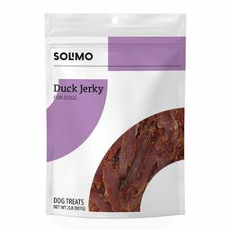 Amazon Brand - Solimo Duck Jerky Dog Treats,2 pounds