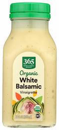 365 by Whole Foods Market, Organic Refrigerated Salad Dressing, White Balsamic Vinaigrette, 12 Fl Oz