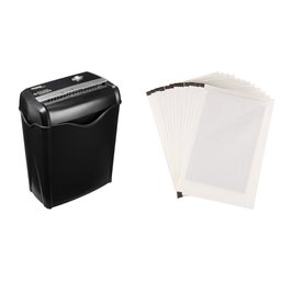 AmazonBasics Document Shredder, 5-6 Sheet Cross Cut Paper Shredder