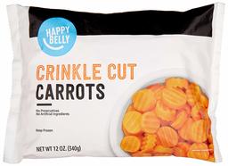 Amazon Brand - Happy Belly Frozen Carrot, Crinkle Cut, 12 Ounce