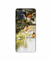 Amazon Brand - Solimo Designer Hanging Lights 3D Printed Hard Back Case Mobile Cover for Samsung Galaxy A51