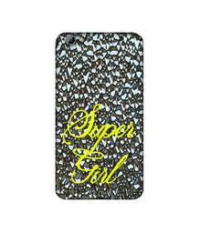 Amazon Brand - Solimo Designer Super Girl On Foil 3D Printed Hard Back Case Mobile Cover for Vivo Y66