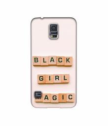 Amazon Brand - Solimo Designer Black Girl Magic 3D Printed Hard Back Case Mobile Cover for Samsung Galaxy S5 i9600