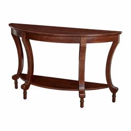 Amazon Brand – Ravenna Home Traditional Solid Pine End Table, 28'' H, Espresso Finish