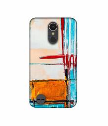 Amazon Brand - Solimo Designer Glass Paint 3D Printed Hard Back Case Mobile Cover for LG K10 (2017)