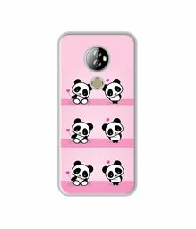 Amazon Brand - Solimo Designer Panda Pattern UV Printed Soft Back Case Mobile Cover for Comio X1 Note