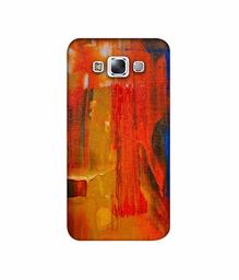 Amazon Brand - Solimo Designer Orange Canvas 3D Printed Hard Back Case Mobile Cover for Samsung Galaxy E7