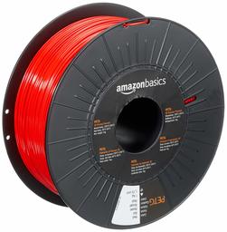 AmazonBasics PETG 3D-skrivarfilament, 1 kg spole, 1.75mm, Röd