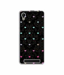 Amazon Brand - Solimo Designer Heart Texture UV Printed Soft Back Case Mobile Cover for Mobiistar C1 Lite