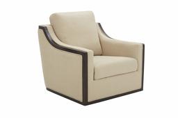 Amazon Brand – Stone & Beam Hansberry Upholstered Swivel Chair, 34.4