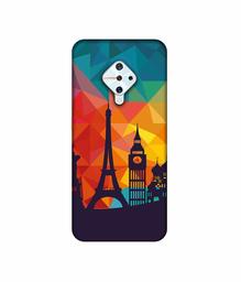 Amazon Brand - Solimo Designer Colored Paris 3D Printed Hard Back Case Mobile Cover for Vivo S1 Pro