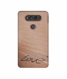 Amazon Brand - Solimo Designer Love 3D Printed Hard Back Case Mobile Cover for LG V20