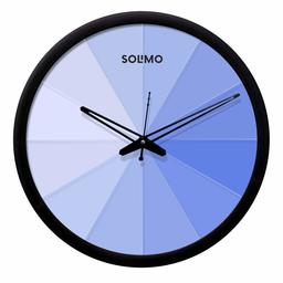 Amazon Brand - Solimo 12-inch Wall Clock - Nightmare (Silent Movement, Black Frame)