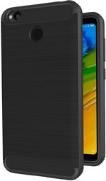 Amazon Brand - Solimo Redmi 4 Mobile Cover (Soft & Flexible Back case), Black