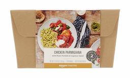 Amazon Meal Kits, Chicken Parmigiana with Pesto Farfalle & Caprese Salad