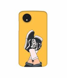 Amazon Brand - Solimo Designer Boy Shoes Pattern 3D Printed Hard Back Case Mobile Cover for Micromax Canvas A1