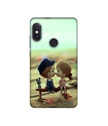 Amazon Brand - Solimo Designer Love Couples Pattern 3D Printed Hard Back Case Mobile Cover for Mi Redmi Note 5 Pro