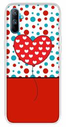 Amazon Brand - Solimo Designer Multicolor Balloon Heart Design Printed Soft Back Case Mobile Cover for Realme C3