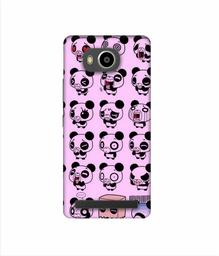 Amazon Brand - Solimo Designer Panda Experation 3D Printed Hard Back Case Mobile Cover for Lenovo A7700