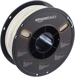 AmazonBasics PLA 3D Printer Filament, 1.75mm, Pear White, 1 kg Spool