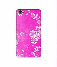 Amazon Brand - Solimo Designer Flower Pattern 3D Printed Hard Back Case Mobile Cover for Vivo Y55L