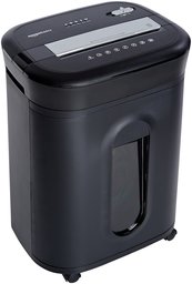 AmazonBasics 15-Sheet Cross Cut Paper, Credit Card, and CD Shredder