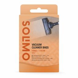 Marca Amazon - Solimo Bolsas para aspirador AZ67, Compatible con los aspiradores Bosch y Siemens, 4 Bolsas + 1 Filtro