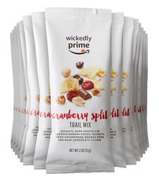 Wickedly Prime Trail Mix, Cranberry Split, Snack Pack, 2 Ounce (Pack of 15)