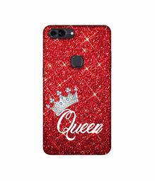 Amazon Brand - Solimo Designer Queen On Red Glitter UV Printed Soft Back Case Mobile Cover for Lava Z90