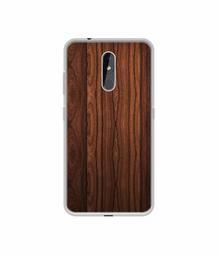 Amazon Brand - Solimo Designer Wooden Texture UV Printed Soft Back Case Mobile Cover for Nokia 3.2