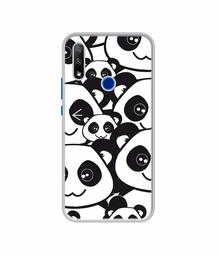 Amazon Brand - Solimo Designer Panda Texture UV Printed Soft Back Case Mobile Cover for Honor 9X