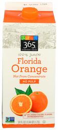 365 Everyday Value, 100% Orange Juice, No Pulp (Not From Concentrate), 59 Fl Oz