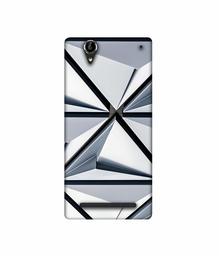 Amazon Brand - Solimo Designer Hexagon Texture 3D Printed Hard Back Case Mobile Cover for Sony Xperia T2 Ultra