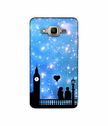 Amazon Brand - Solimo Designer Love Couple Vector 3D Printed Hard Back Case Mobile Cover for Samsung Galaxy J2 Prime