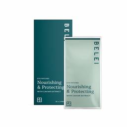Amazon Brand: Belei - Nourishing and Protective Eye Patches with Caviar Extract, Pack of 20 (10 Cases with 2 Patches each)