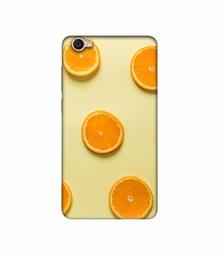 Amazon Brand - Solimo Designer Orange Texture 3D Printed Hard Back Case Mobile Cover for Vivo Y55L