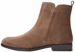 find. Amazon Brand Women's Flat Leather Pull On Ankle Boot Brown Almond, US 9.5