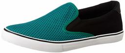 Amazon Brand - Symbol Men's Green/Black Mesh Sneakers-7 UK (41 EU) (8 US) (AZ-YS-403)