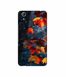 Amazon Brand - Solimo Designer Autumn Leaf 3D Printed Hard Back Case Mobile Cover for Micromax Canvas Selfie Lens Q345