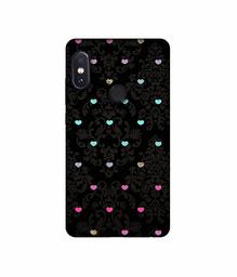 Amazon Brand - Solimo Designer Heart Texture 3D Printed Hard Back Case Mobile Cover for Xiaomi Redmi Note 5 Pro