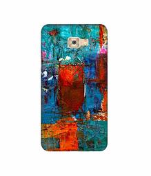 Amazon Brand - Solimo Designer Rectangle Color 3D Printed Hard Back Case Mobile Cover for Samsung Galaxy C7 Pro