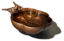 Strathwood Bronze-Finish Sparrow Bird Bath