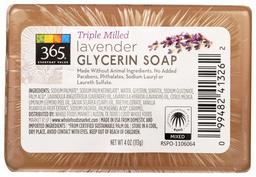 365 Everyday Value, Glycerin Soap, Lavender, 4 oz