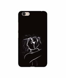 Amazon Brand - Solimo Designer Kissing Couple 3D Printed Hard Back Case Mobile Cover for Vivo Y53