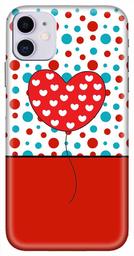 Amazon Brand - Solimo Designer Heart Design 3D Printed Hard Back Case Mobile Cover for Apple iPhone 11