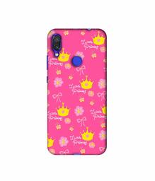 Amazon Brand - Solimo Designer Little Princess Pattern 3D Printed Hard Back Case Mobile Cover for Xiaomi Redmi Note 7S