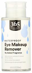 365 Everyday Value, Waterproof Eye Makeup Remover, 8.5 fl oz